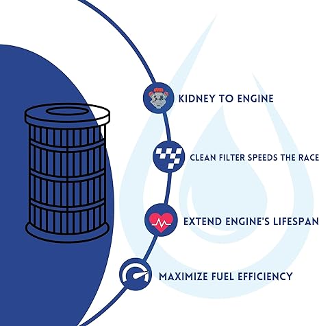 Engine Oil Filter | Fits TOYOTA Camry, Avalon, Sienna | High-Performance Oil Filter | SHS 415T