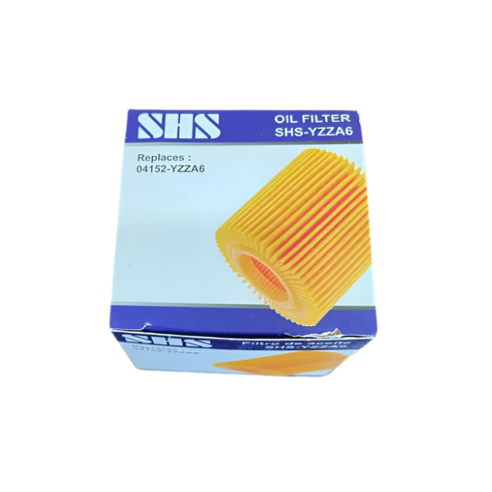 Pack of 2 Oil Filter Element Compatible with Toyota 04152-YZZA6, SHS-YZZA6