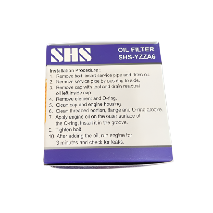 Pack of 10 Oil Filter Element Compatible with Toyota 04152-YZZA6, SHS-YZZA6