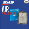 Pack of 10 Cleaner Air Filter Compatible with Hyundai Sonata AF1495