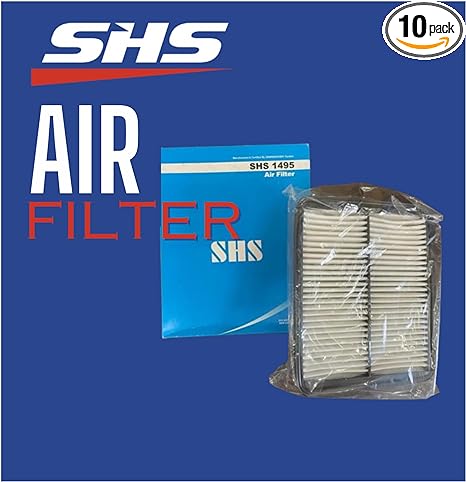 Pack of 10 Cleaner Air Filter Compatible with Hyundai Sonata AF1495