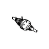 Lexus 43410-0W340 Shaft Assembly, Front Drive; 43410-0W340 Toyota Shaft assy, front drive, rh 434100W340, New Genuine OEM Part