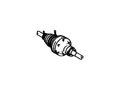 Lexus 43410-0W340 Shaft Assembly, Front Drive; 43410-0W340 Toyota Shaft assy, front drive, rh 434100W340, New Genuine OEM Part