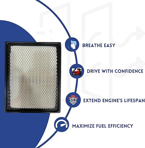 Pack of 20 Cleaner Air Filter Compatible Chevrolet,GMC ,Cadillac AF1052