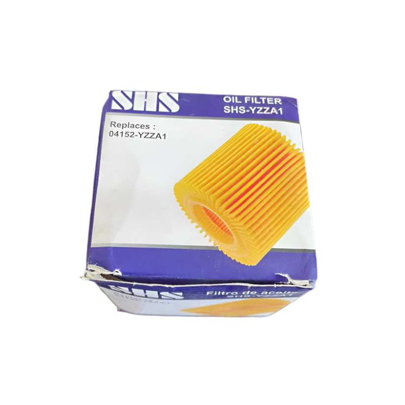 Pack of 2 Oil Filter Element Compatible with Toyota 04152-YZZA1, SHS-YZZA1