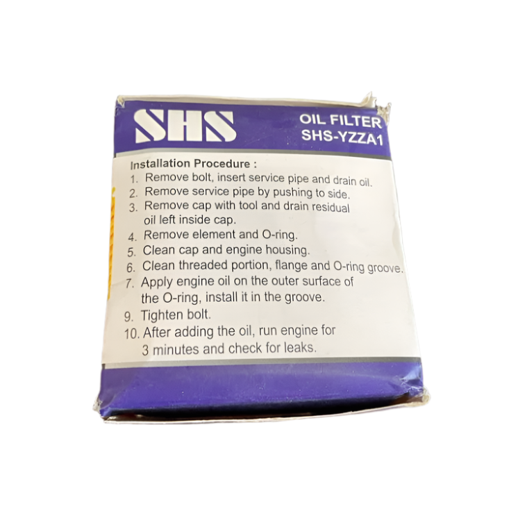 Oil Filter Element Compatible with Toyota 04152-YZZA1, SHS-YZZA1