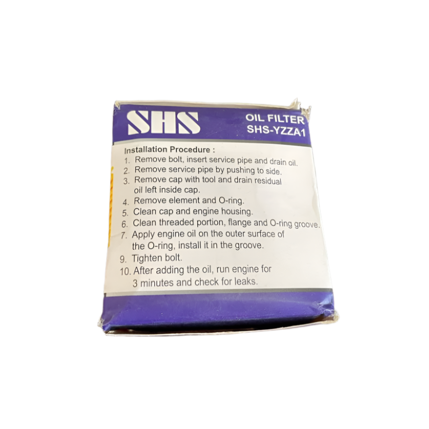 Pack of 10 Oil Filter Element Compatible with Toyota 04152-YZZA1, SHS-YZZA1