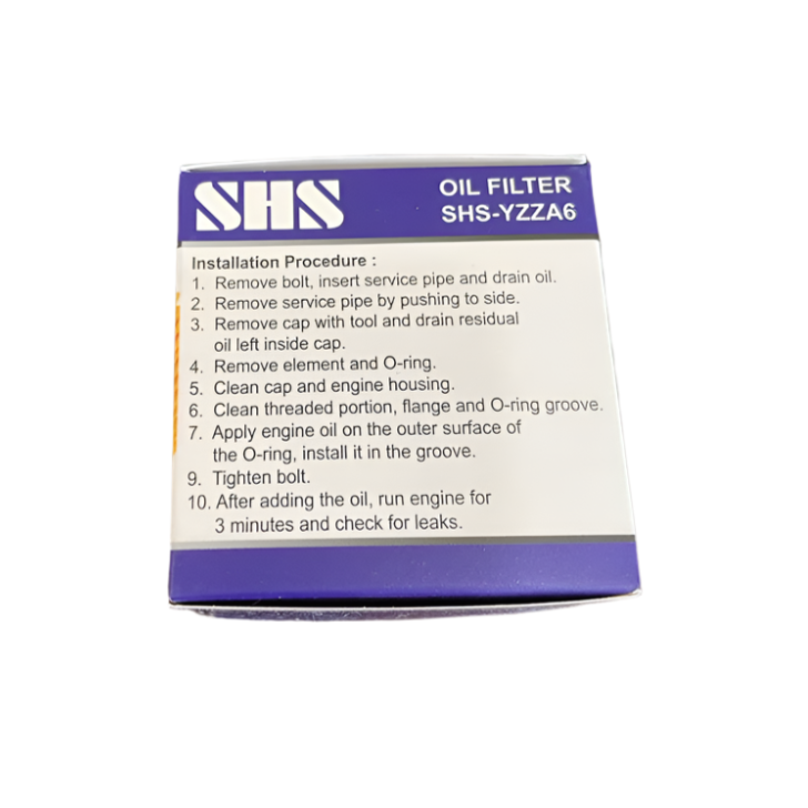 Oil Filter Element Compatible with Toyota 04152-YZZA6, SHS-YZZA6