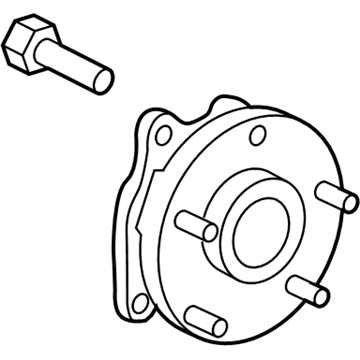 Toyota 43550-0R070 Bearing And Hub Assembly