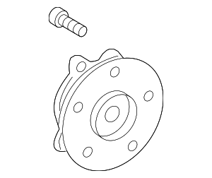 Genuine Toyota Wheel Bearing And Hub Assembly 43550-06050