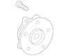 Genuine Toyota Wheel Bearing And Hub Assembly 43550-06050